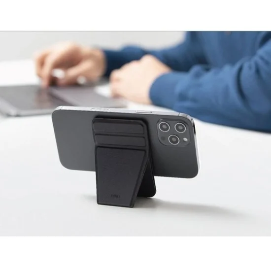 Uniq LYFT Universal Wallet With Stand And Grip - Ink Black